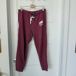 Roots | Original Slim Cuff Sweatpants | Size L/G | Mauve/Rose